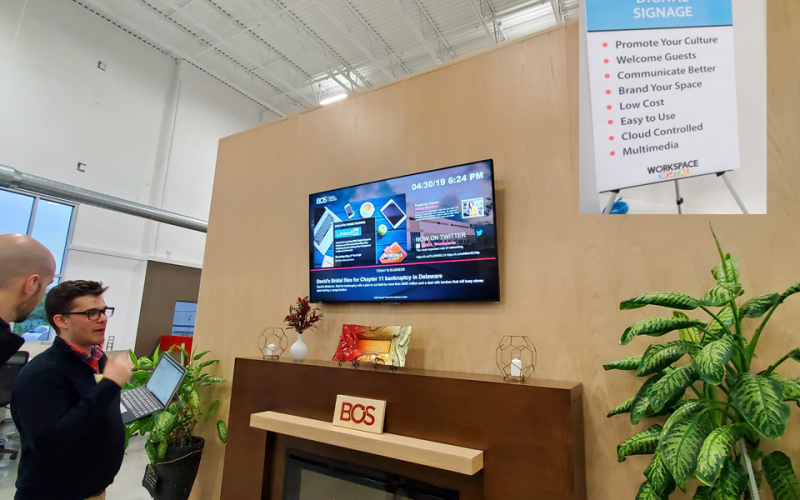 Picture of digital signage